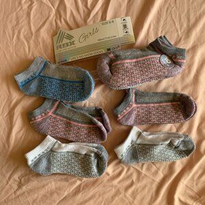 New! RBX Girls Live Life Active No-Show Socks Size 6-8(10 Pairs)